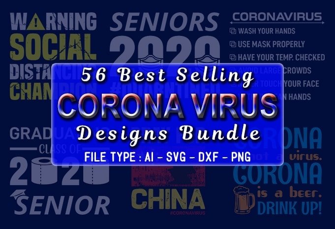 Corona virus design bundles.