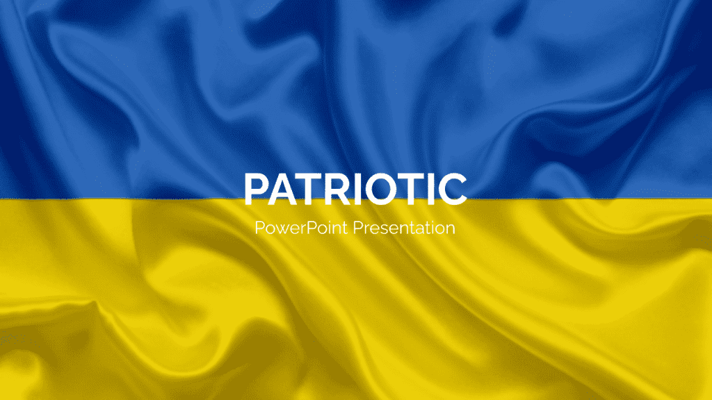 Ukrainian Patriotism PowerPoint Presentation Template