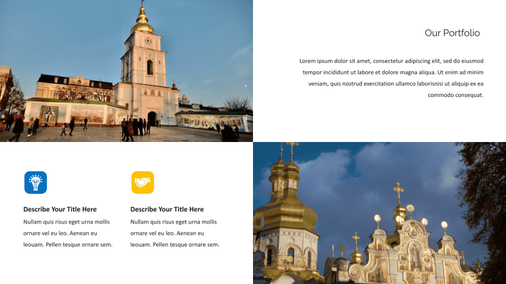 ukraine presentation template