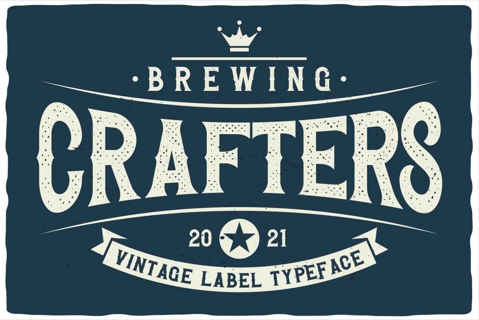 Beer Font Brewing Crafters Vintage Font MasterBundles