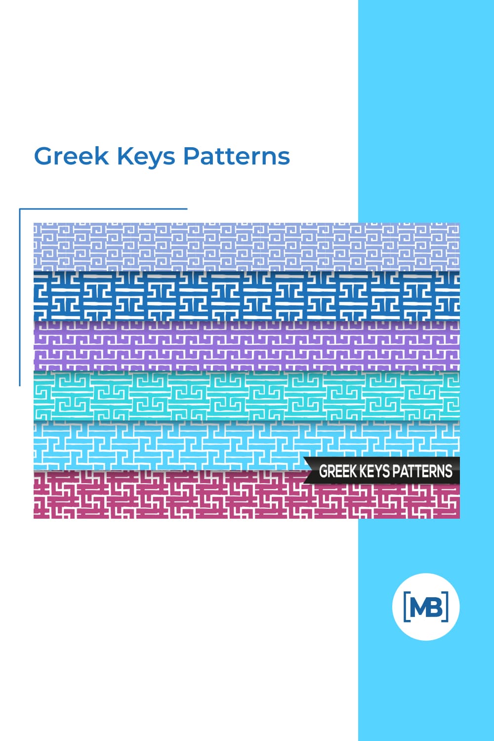 Greek patterns with small elements.