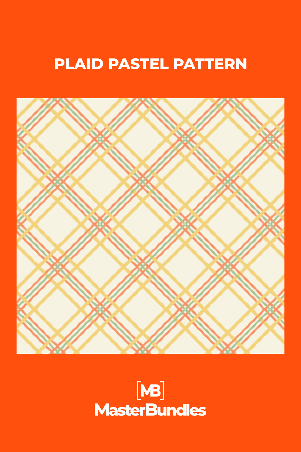 Plaid pastel pattern.