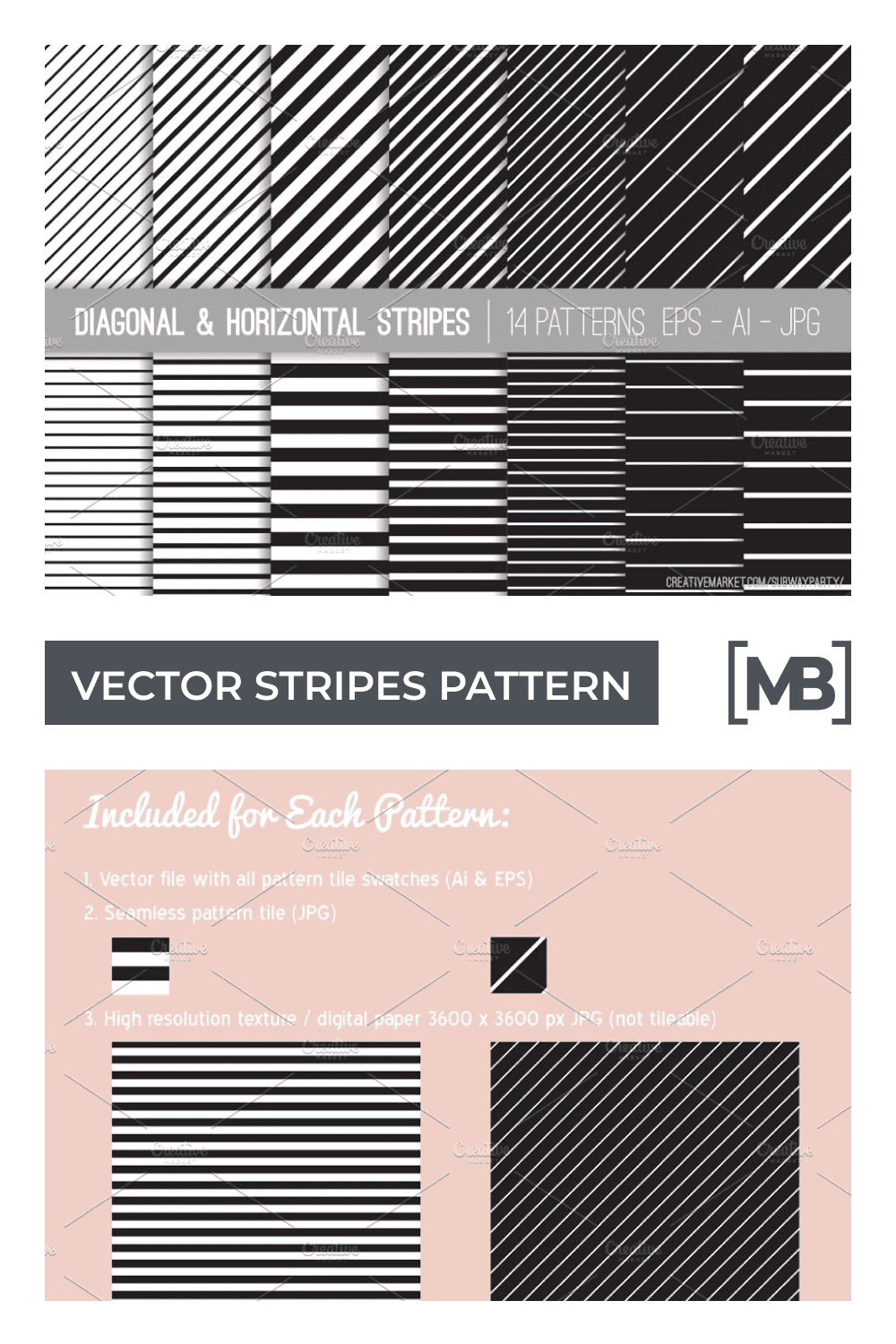 Vector stripes pattern.