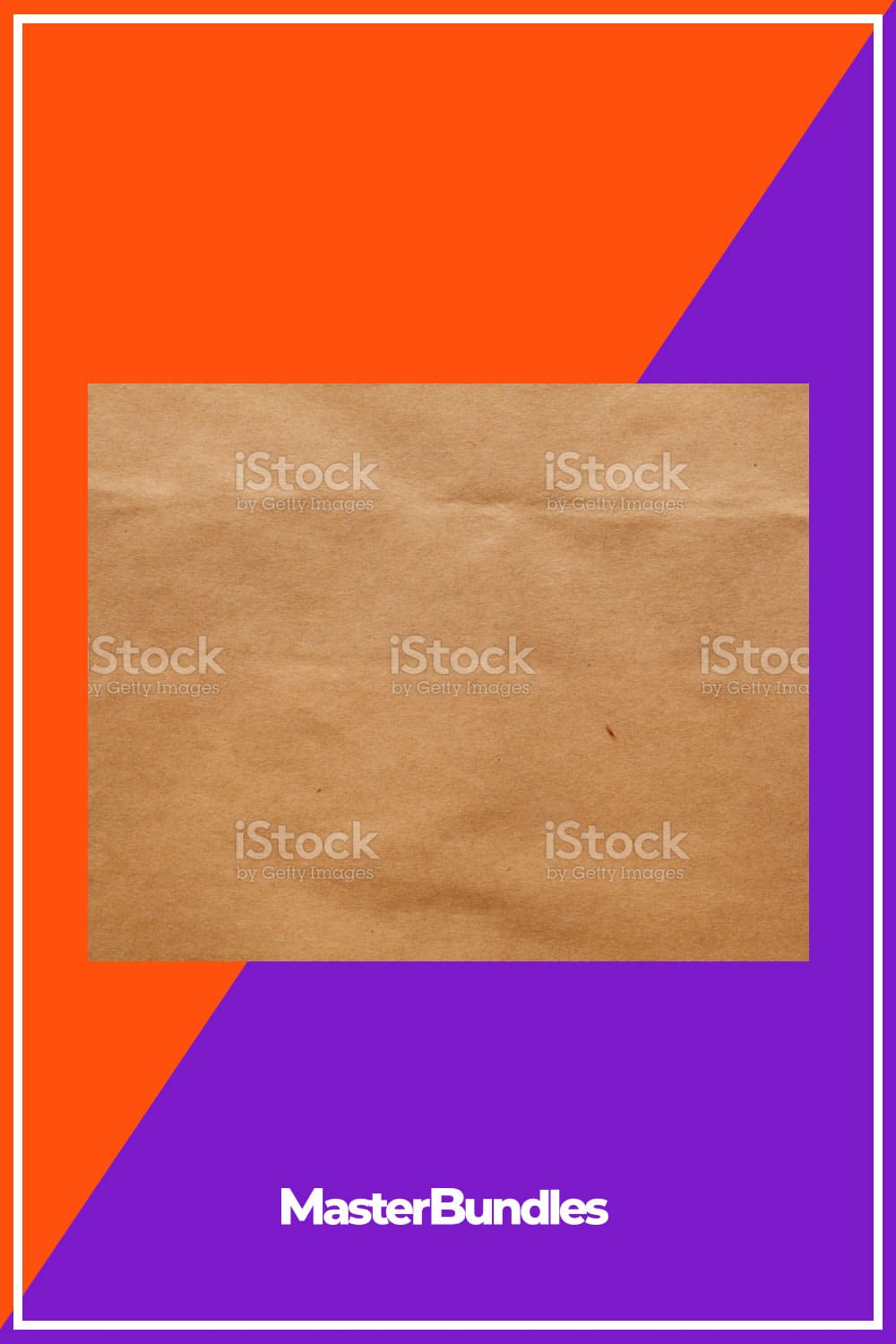 Paper bag for textures and backgrounds.