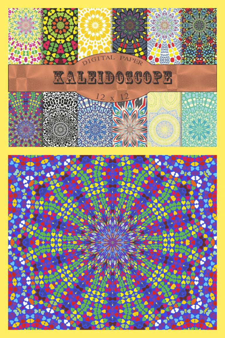 seeing kaleidoscope patterns