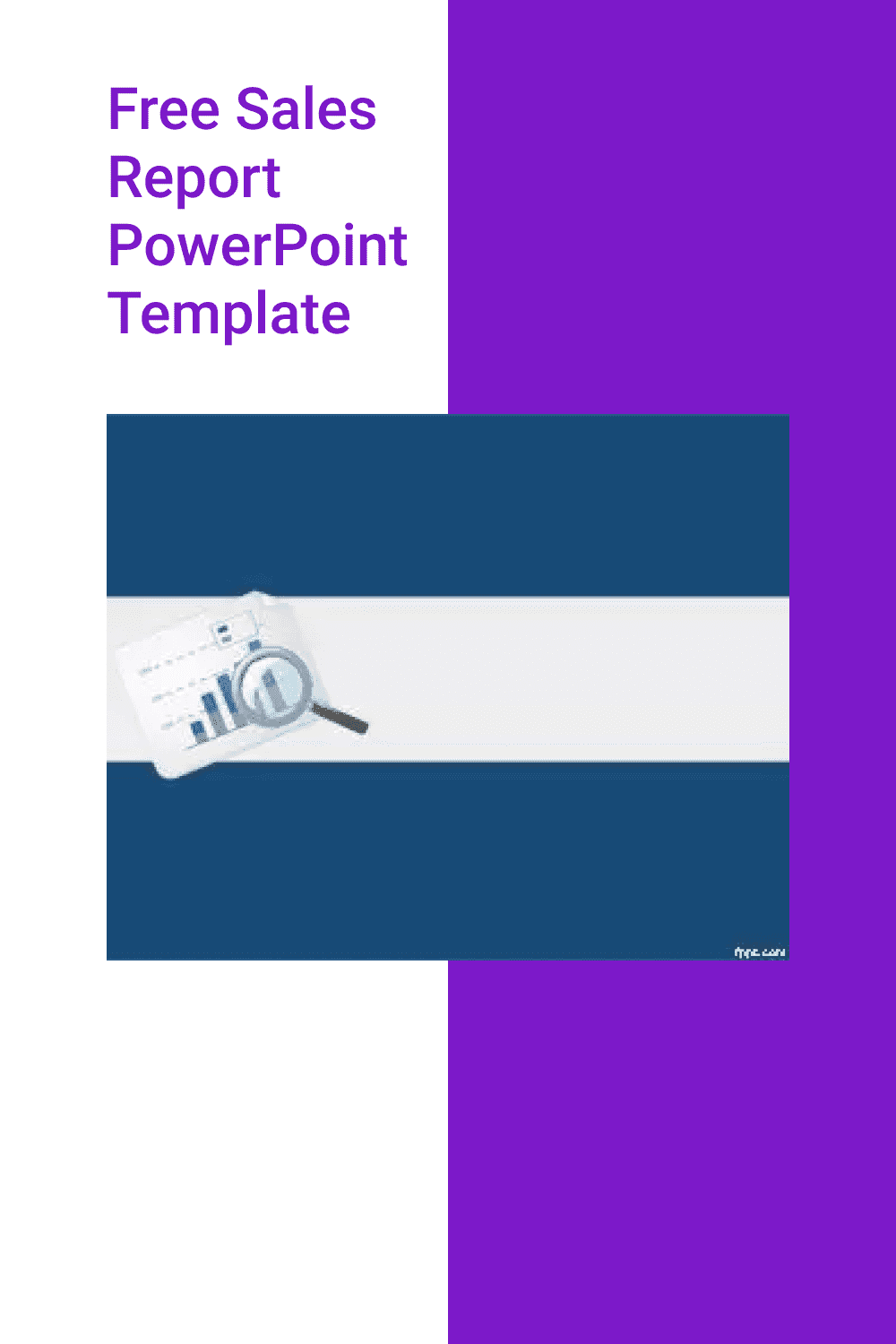 Free Sales Report PowerPoint Template.