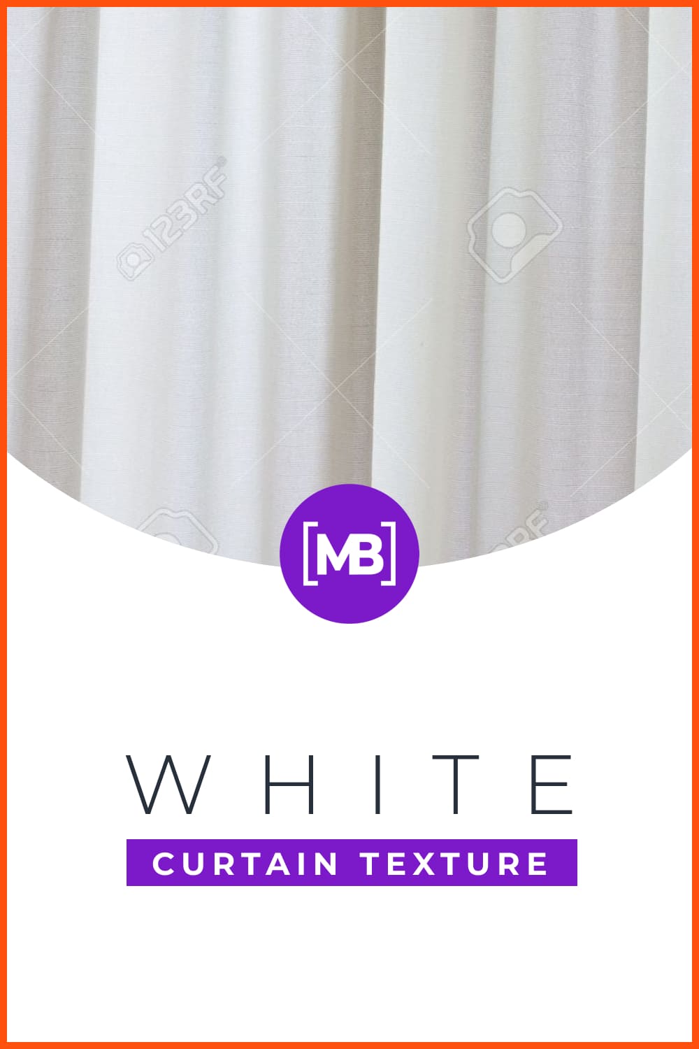  White curtain texture.