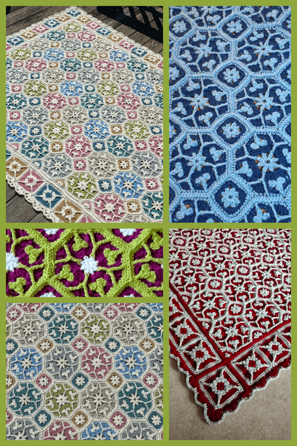 Multicolored pattern with graphics like mandala.
