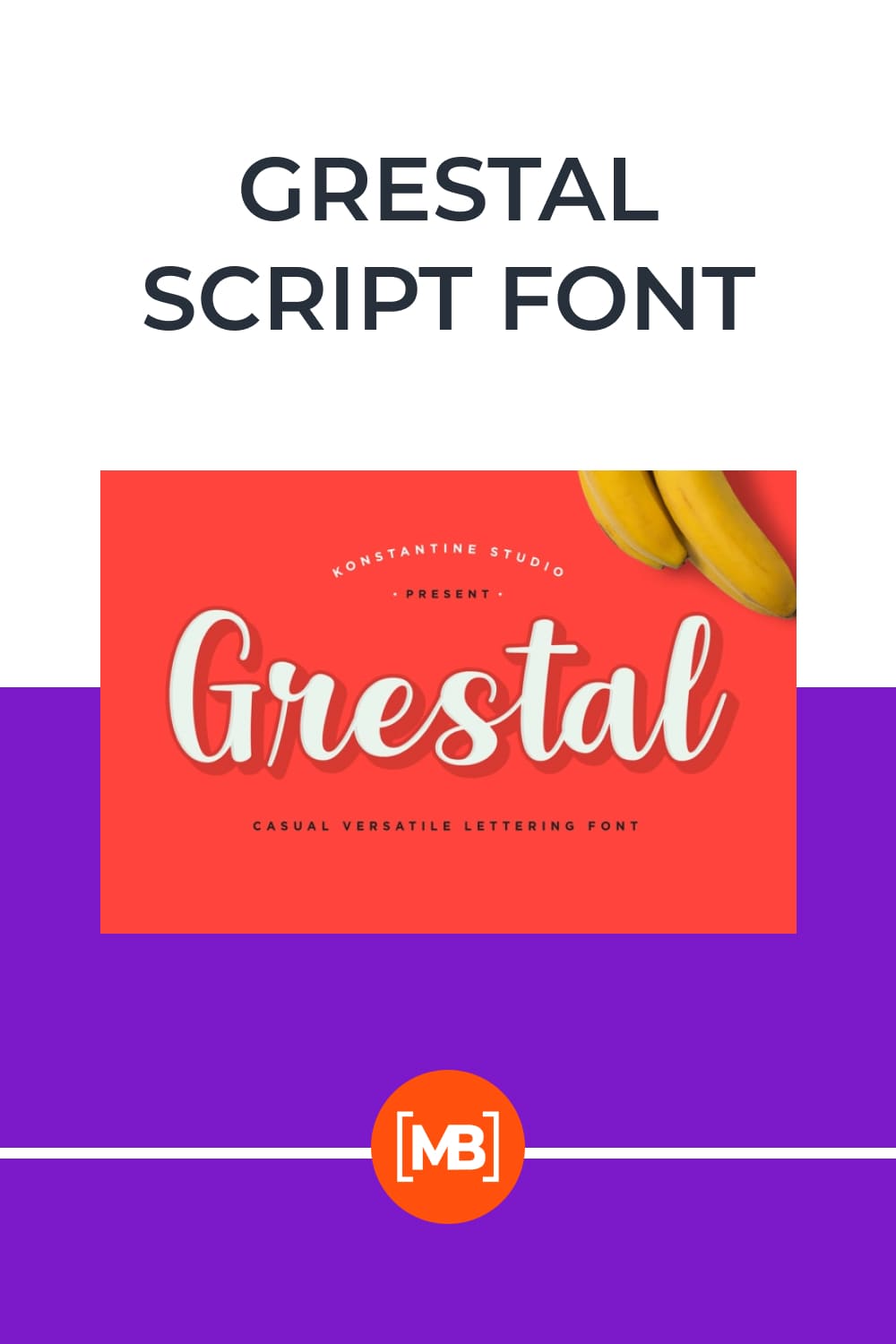 Bold and bright modern font.