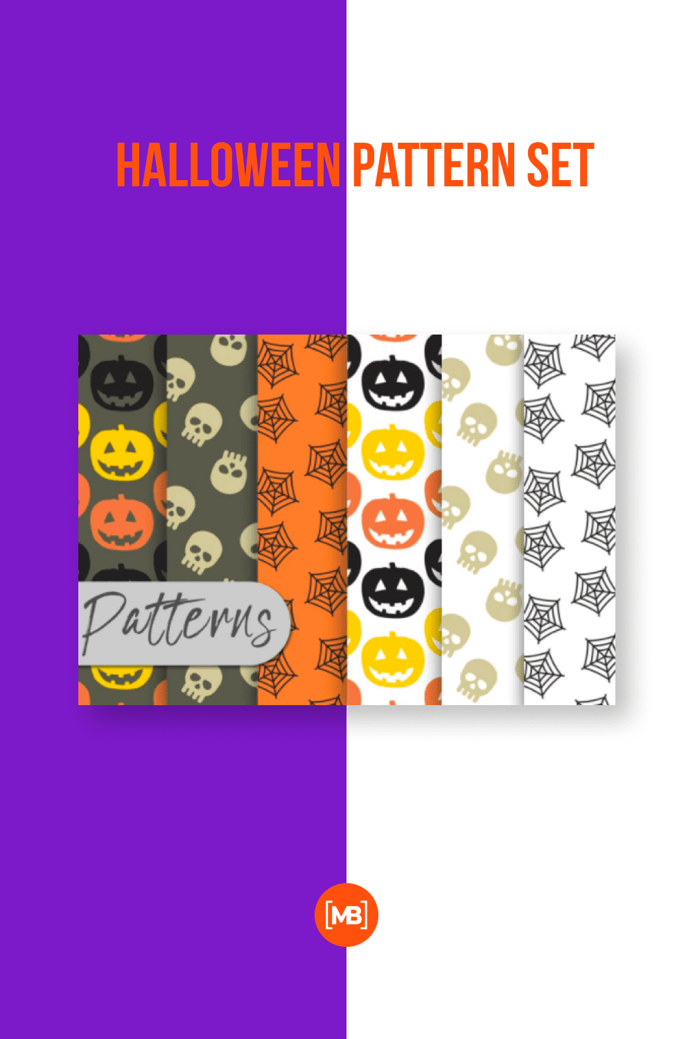 Simple halloween traditional elements.