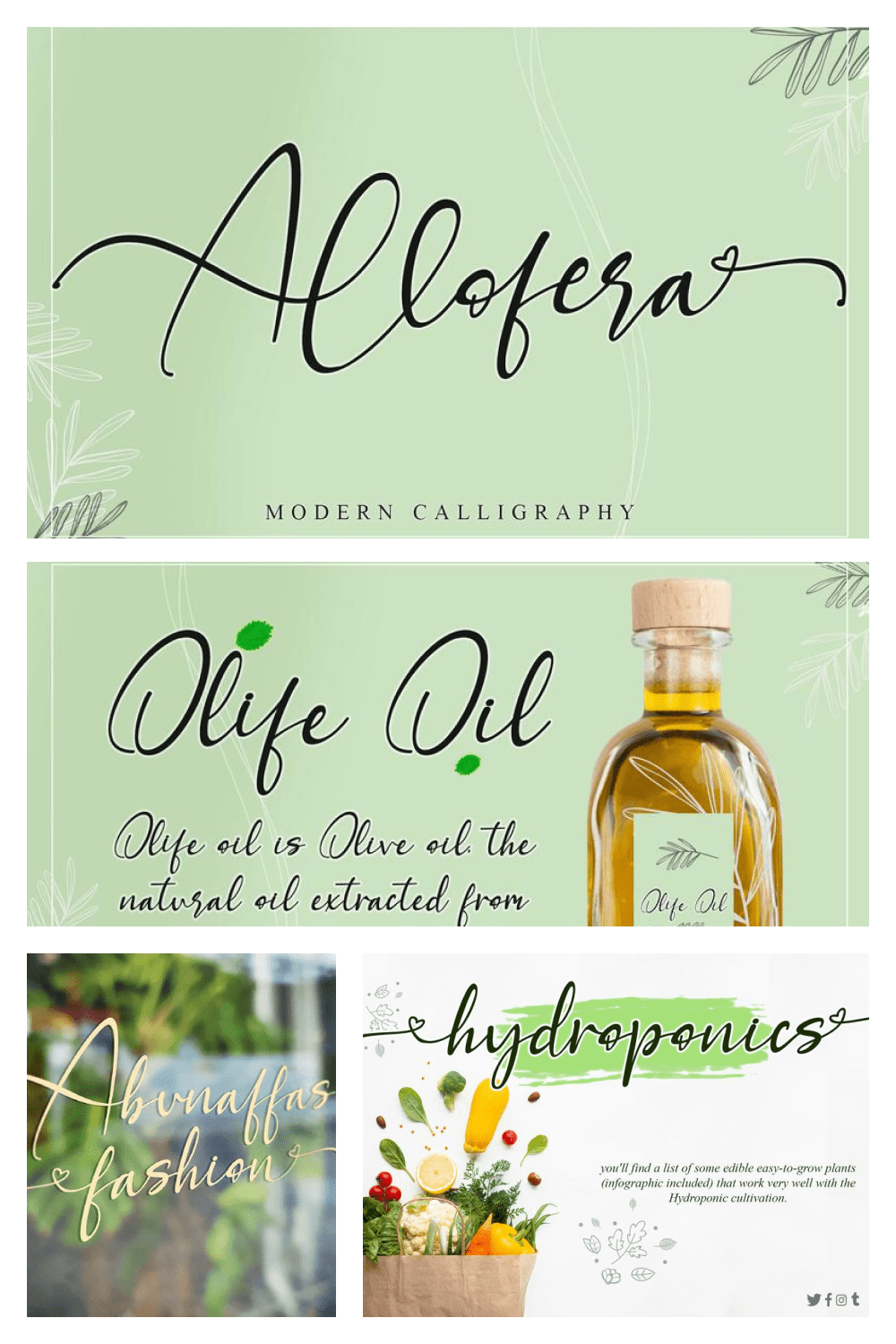 Allofera is a beautiful font designed with an incredibly modern feel.