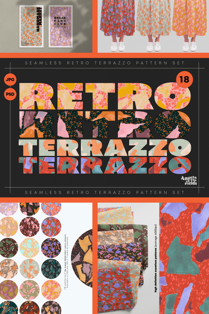 30+ Best Terrazzo Patterns for 2021. Best Free and Premium Patterns