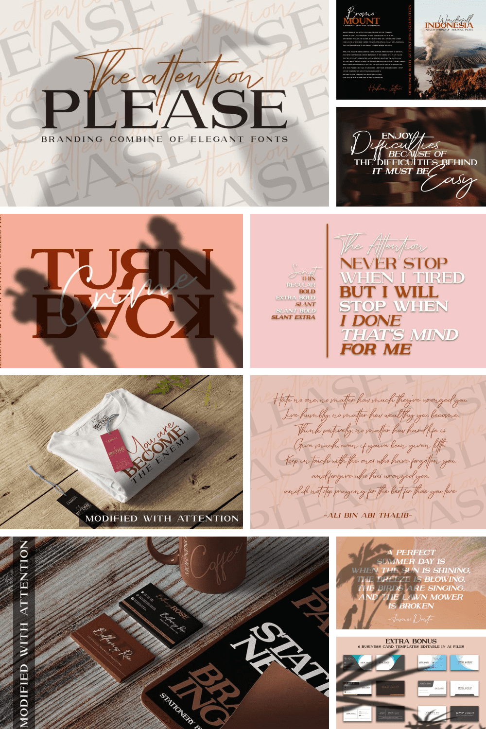 A beautiful duo font brand that makes for gorgeous logos, posters, wedding invitations, blog posts, social media, and more.