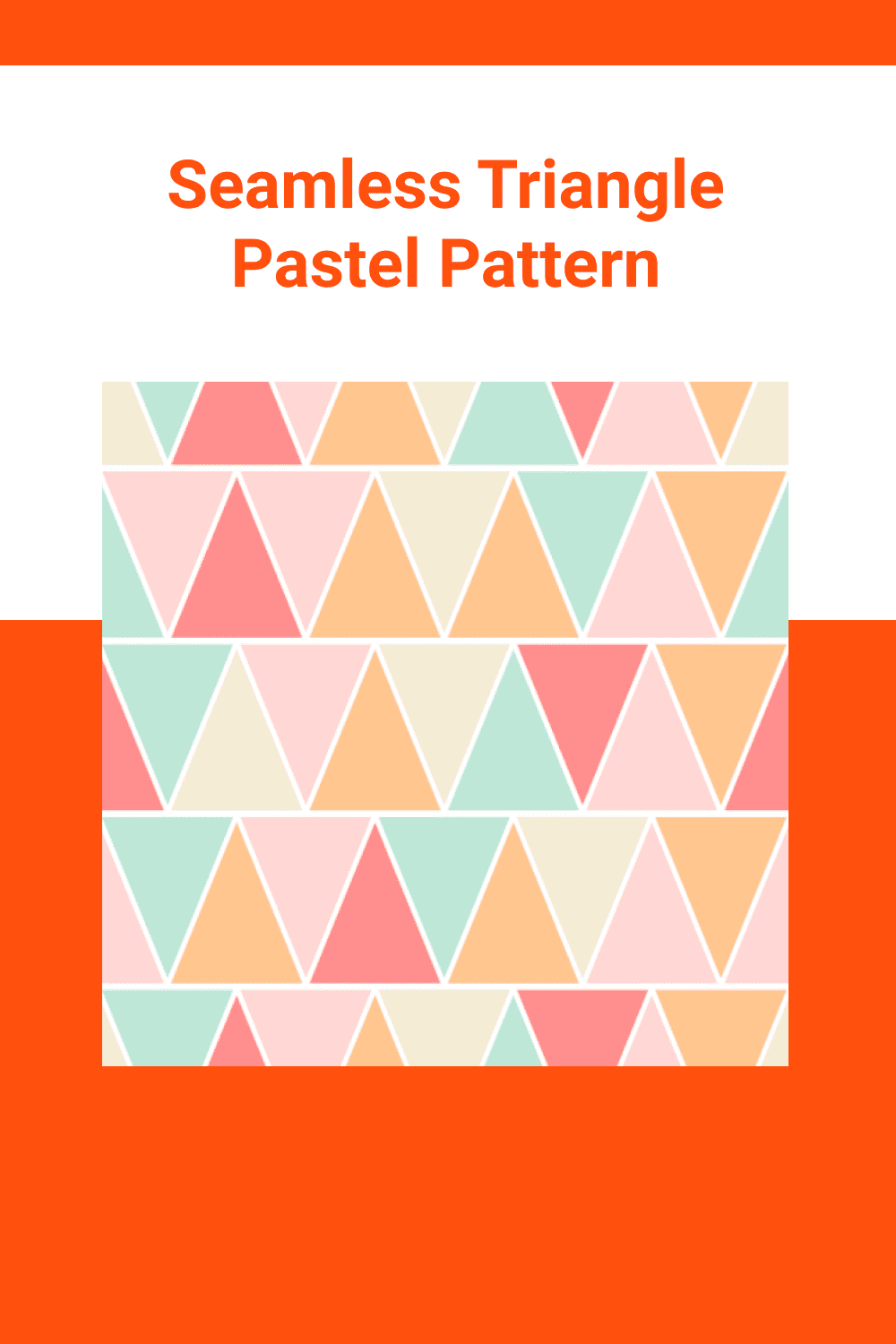 Colorful triangle pastel texture pattern.