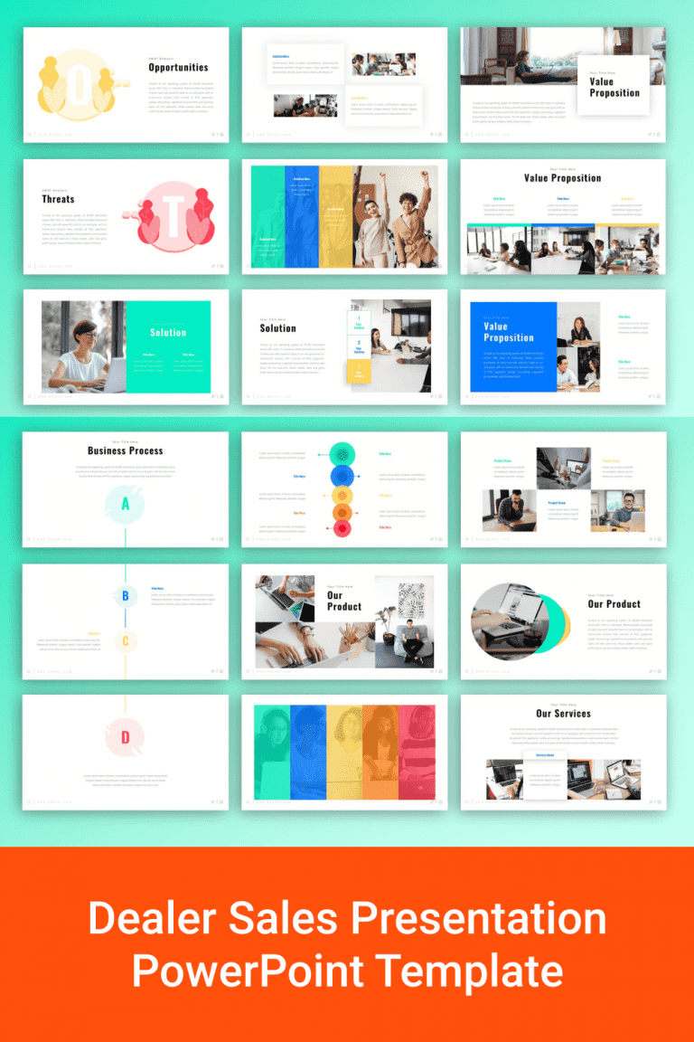 presentation templates for sell