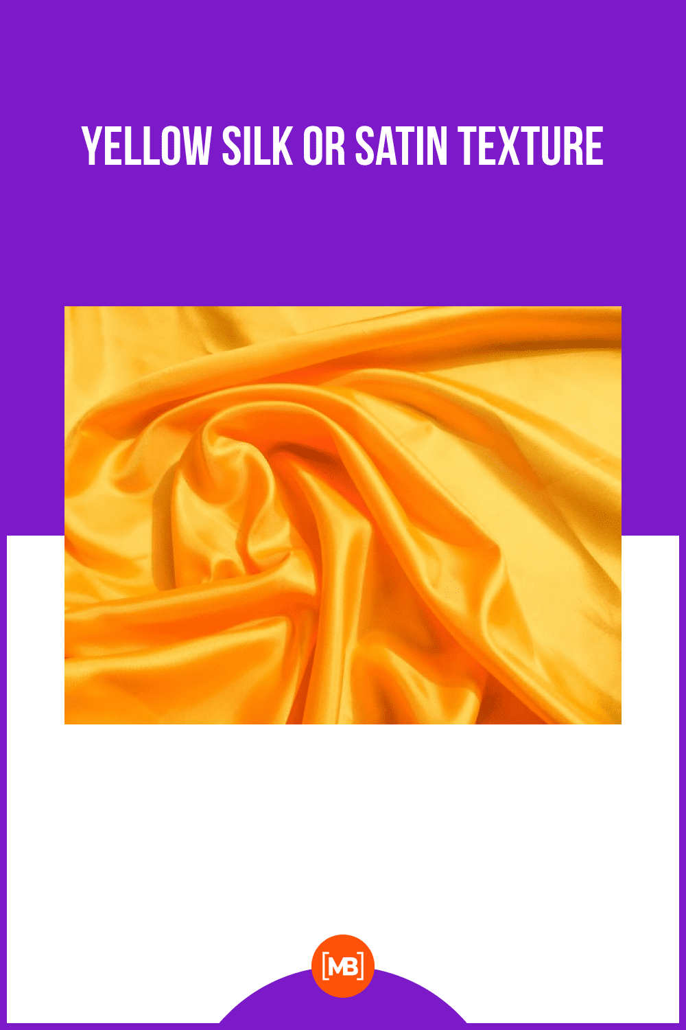 Yellow Silk or Satin Texture.