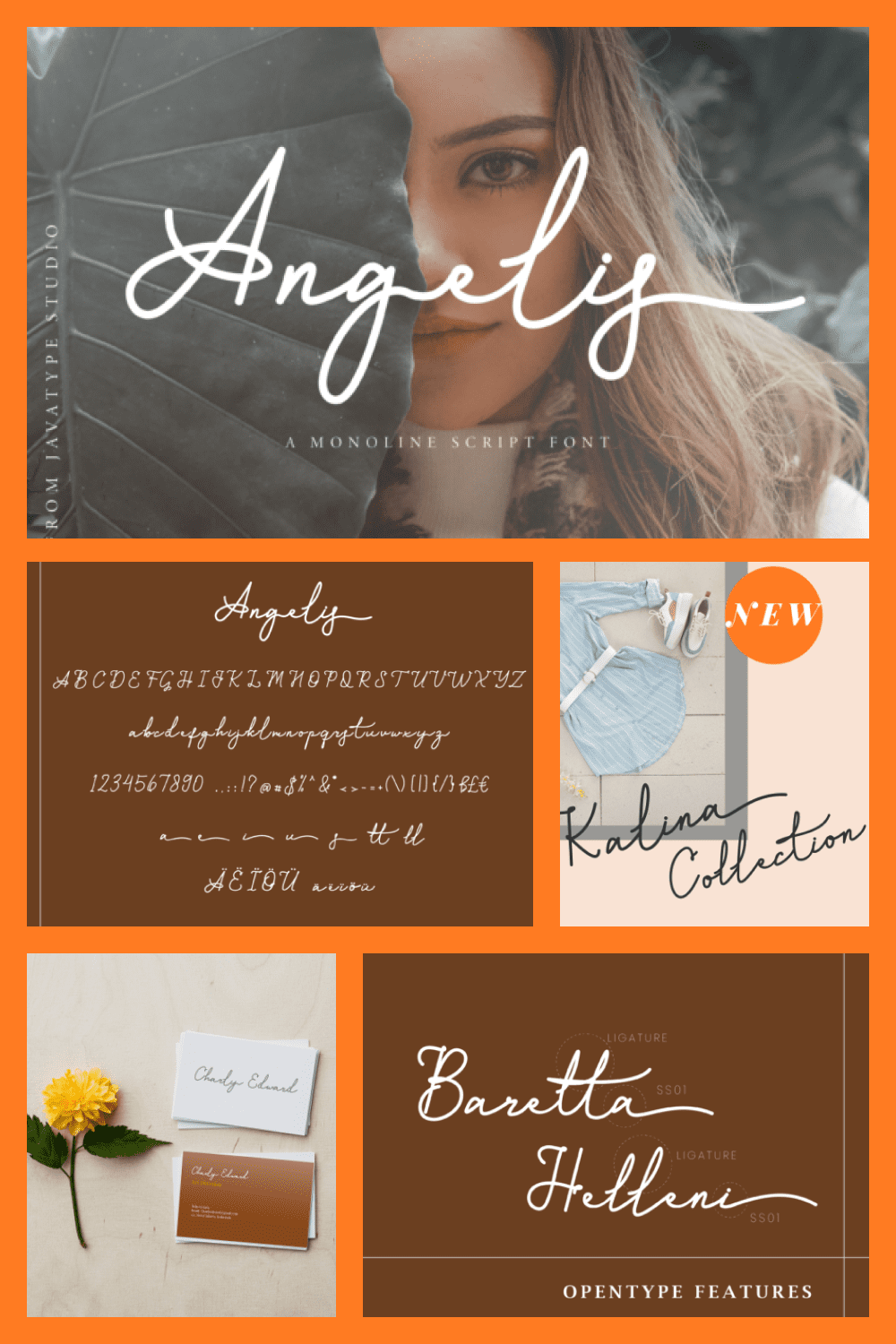 Angelis Script is a monoline script font which natural movement and elegant for signature style.