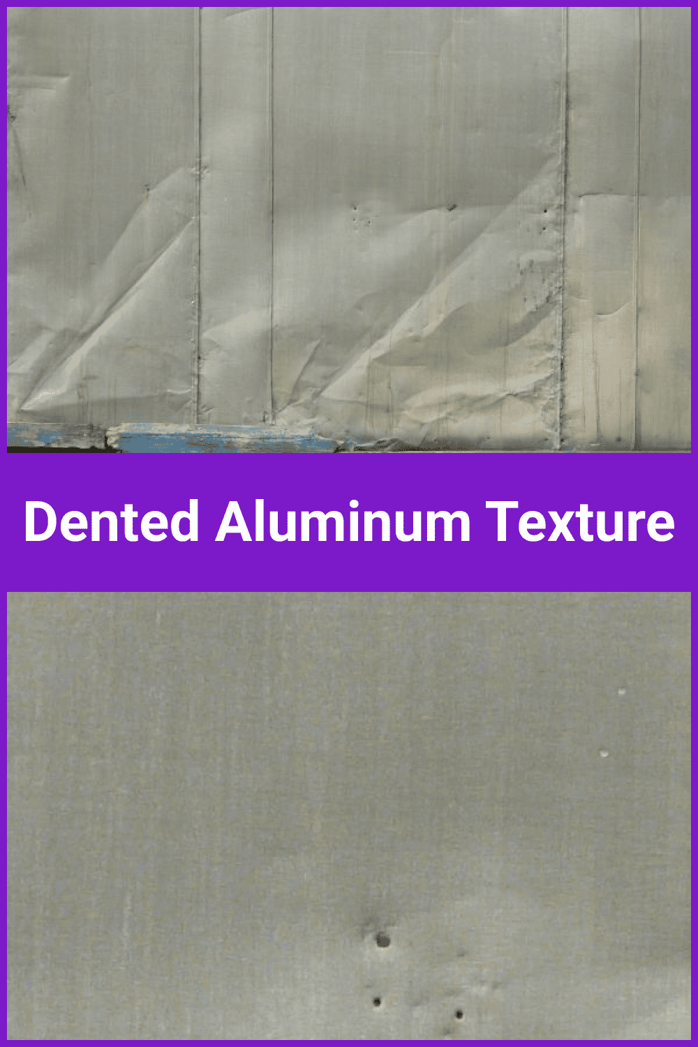 Dented Aluminum Texture.