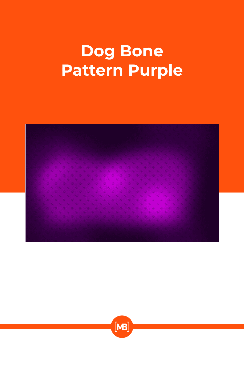 Dog bone pattern purple.