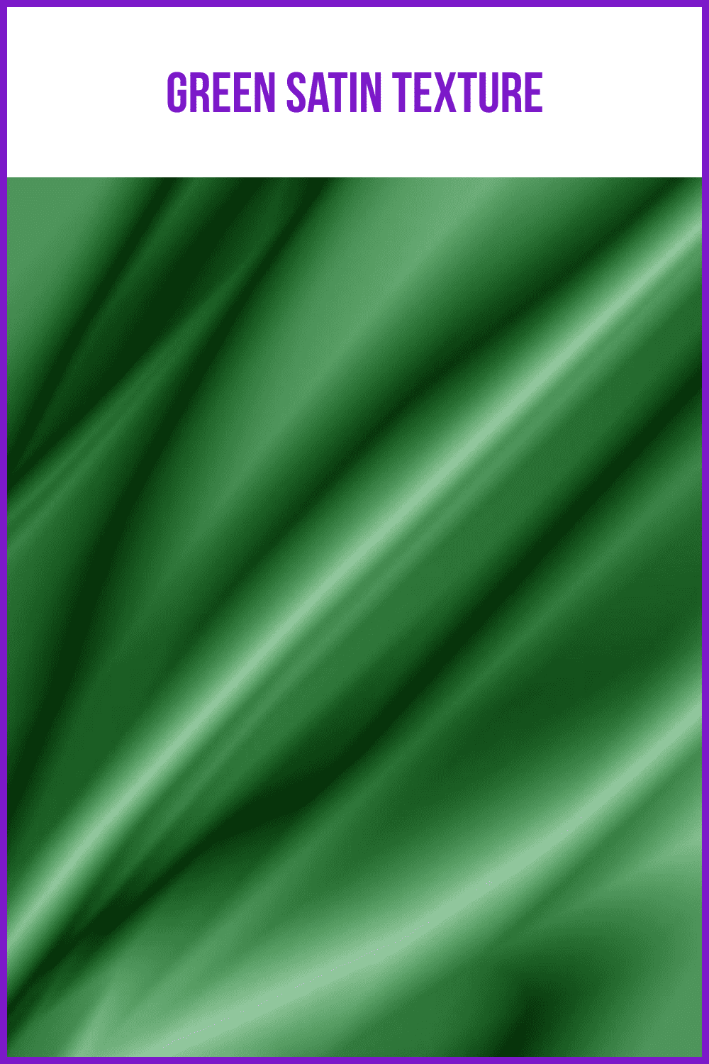 Green Satin Texture.