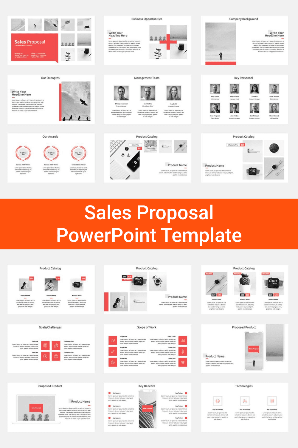 Sales Proposal PowerPoint Template.