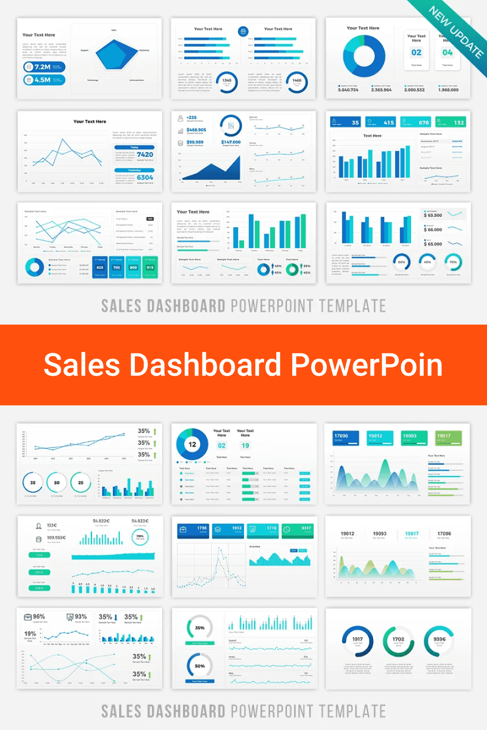 Sales Dashboard PowerPoint.