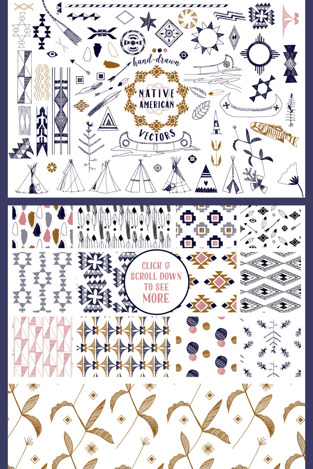 Native American Graphics & Patterns.
