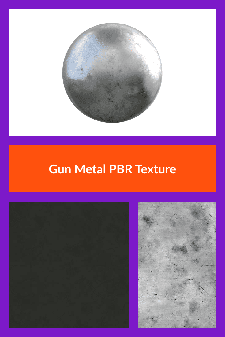 Gun Metal PBR Texture.