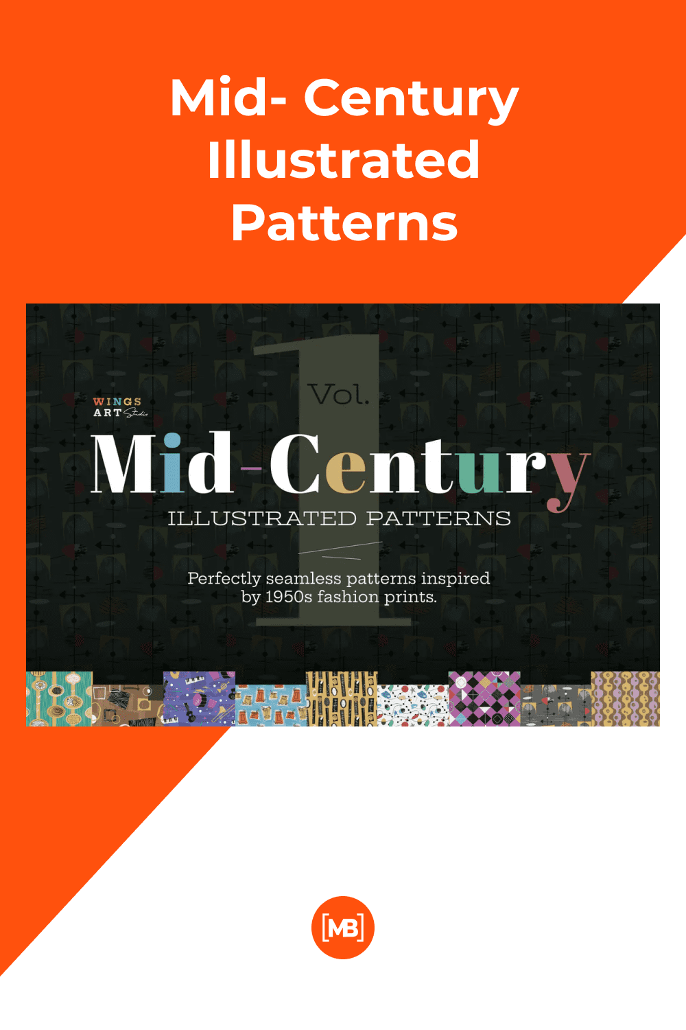 Mid-Century Illustrated Patterns.