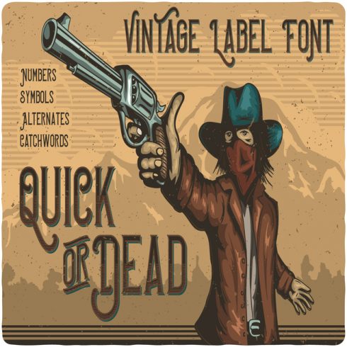 Quick or Dead font main cover.