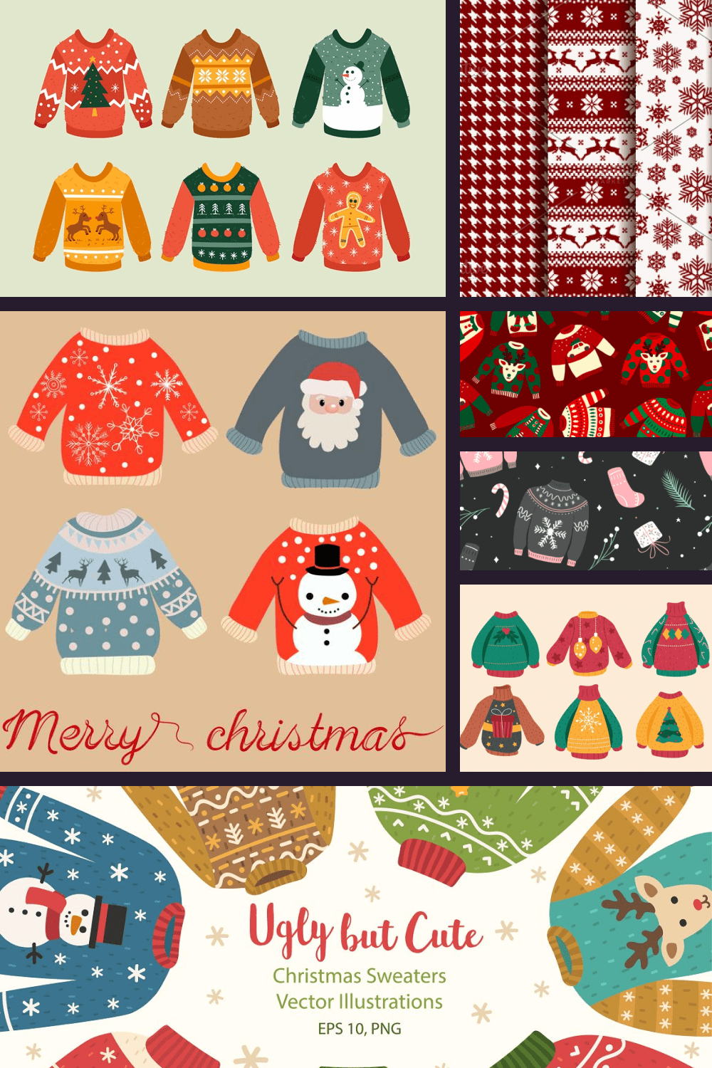 Christmas Sweater Patterns Pinterest.