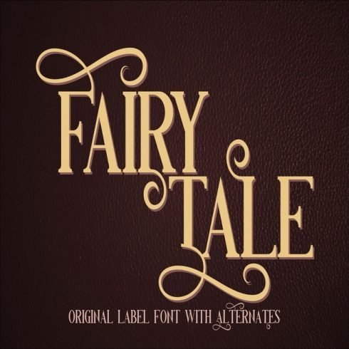 Fairy Tale Typeface main cover.