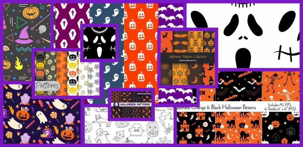 Halloween Patterns Example.
