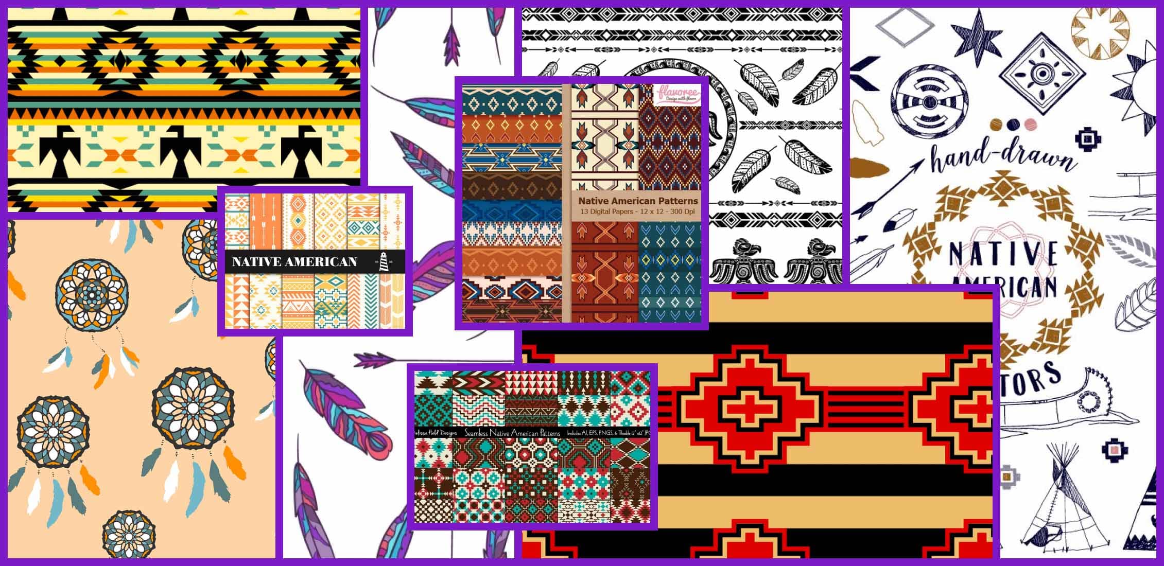 Native American Pattern Example.