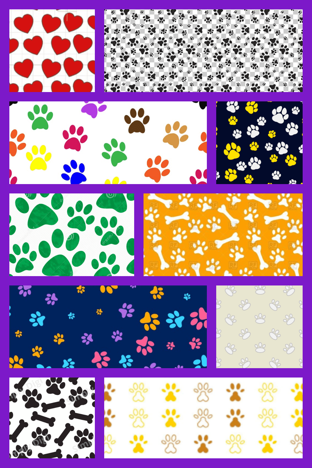 Paw Pattern Pinterest.