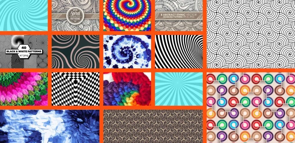Spiral Pattern Images Example.