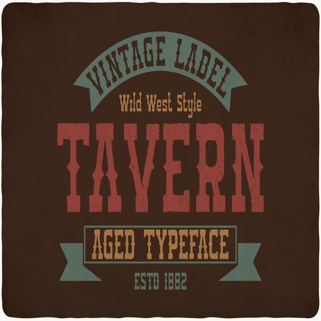 Tavern Typeface main cover.