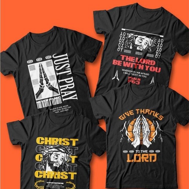 Christian T-shirt Designs cover image.