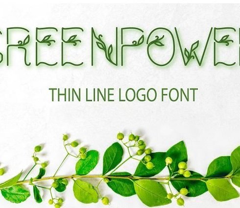 greenpower thin line font - main cover.