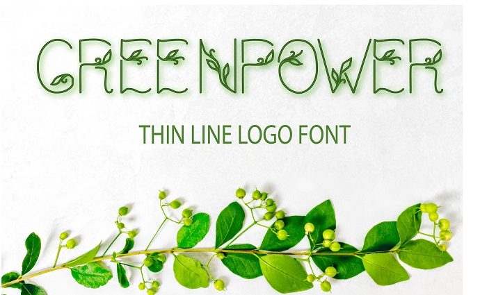 greenpower thin line font - main cover.
