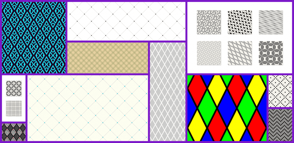 Rhombus Pattern Example.