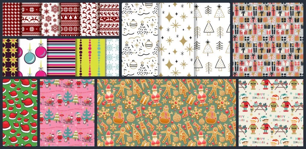 Christmas Patterns Example.