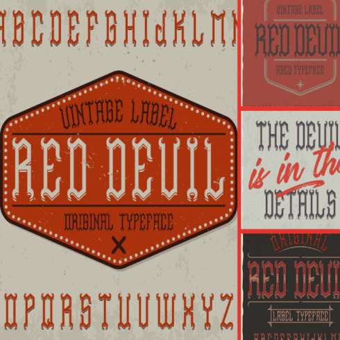 Red Devil Typeface cover image.