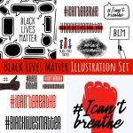 01 Black Lives Matter Illustration Set 1100x1100 2