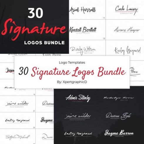 Signature Logos Bundle main cover.