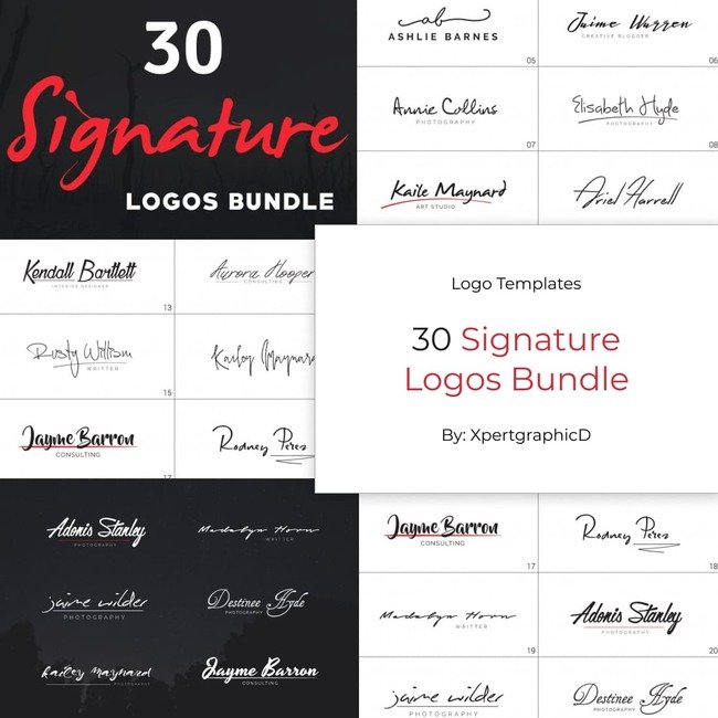 Signature Logos Bundle cover image.