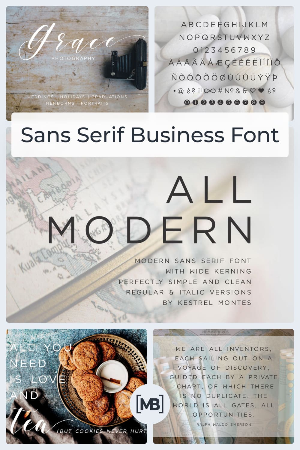 This font is beautifully simple, modern.
