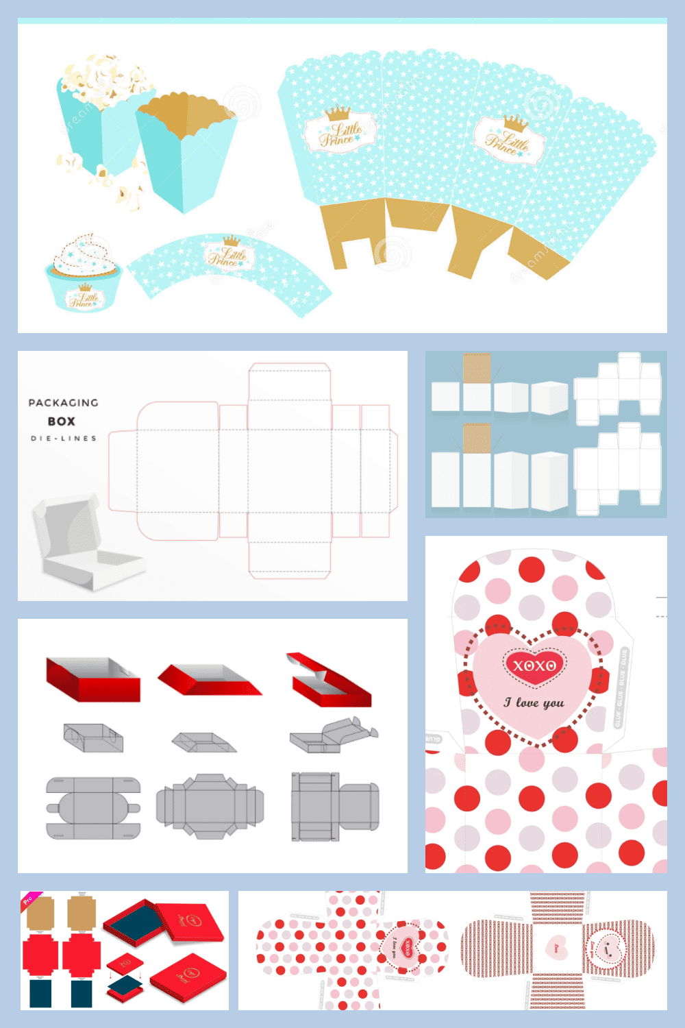 Box Templates  Pinterest.