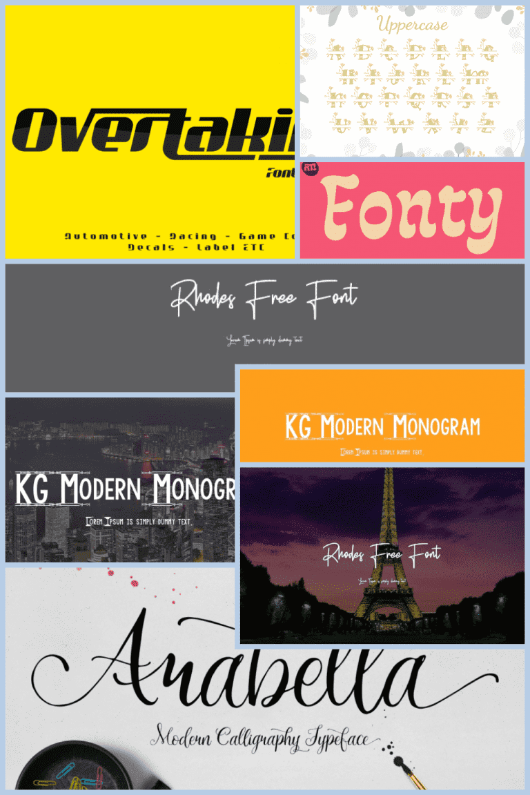 10+ Best Monogram Fonts for 2021: Free and Premium Fonts