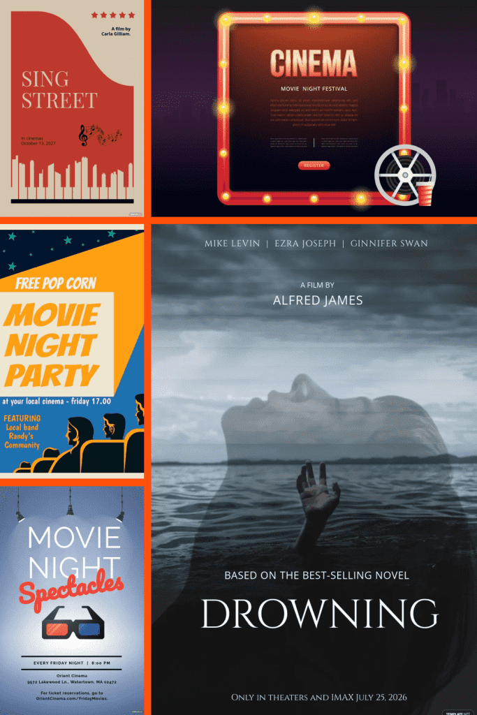 10+ Best Movie Poster Templates for 2021: Free and Premium